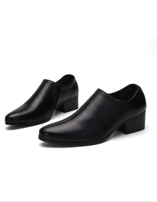 Men business leather shoes (height increase)